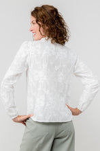 Load image into Gallery viewer, Lily &amp; Me - Emily Blouse Embroidered in White
