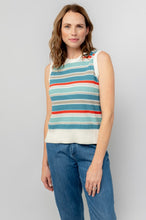 Load image into Gallery viewer, Lily &amp; Me - Eva Stripe Tank Stripe
