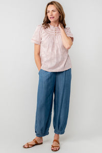 Lily & Me - Sail Trouser Indigo Denim Tencel