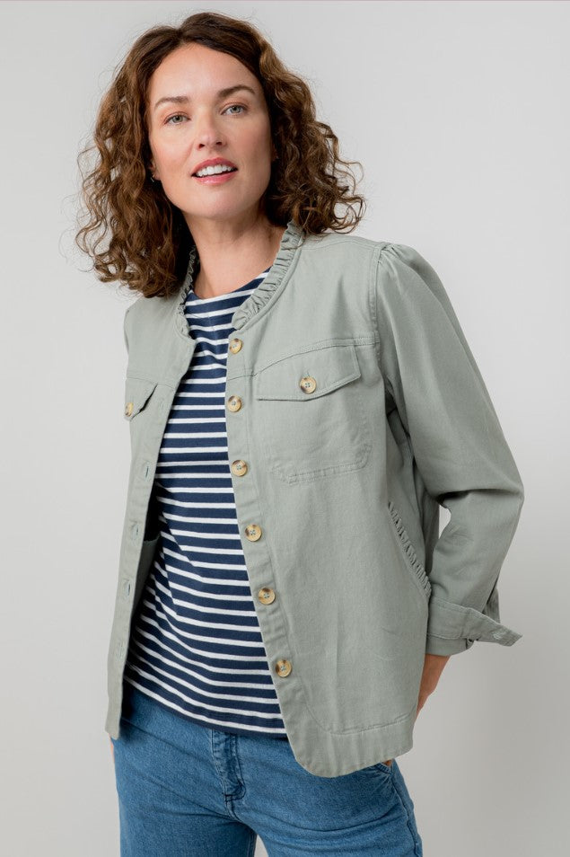 Lily & Me - Seren Jacket Twill in Sage