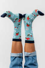 Load image into Gallery viewer, Lily &amp; Me - Serena Bamboo Socks Ocean
