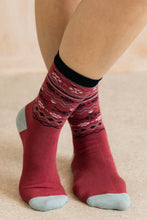 Load image into Gallery viewer, Lily &amp; Me - Fair Isle Ankle Socks
