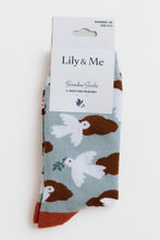Load image into Gallery viewer, Lily &amp; Me - Peace Dove Ankle Socks
