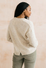 Load image into Gallery viewer, Lily &amp; Me - Fleck Knit Bloom Cardigan in Ecru
