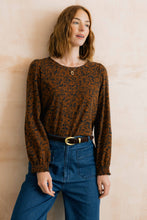 Load image into Gallery viewer, Lily &amp; Me - Mono Foliage Caroline Top in Burnt Caramel
