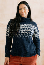 Load image into Gallery viewer, Lily &amp; Me - Fair Isle Easel Jumper in Navy
