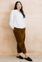 Load image into Gallery viewer, Lily &amp; Me - Plain Check Flora Blouse in White
