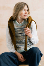Load image into Gallery viewer, Lily &amp; Me - Fair Isle Joan Tank in Mist
