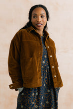 Load image into Gallery viewer, Lily &amp; Me - Jumbo Cord Olivia Jacket in Burnt Caramel
