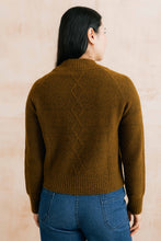 Load image into Gallery viewer, Lily &amp; Me - Cable Knit Wickridge Jumper in Burnt Caramel
