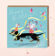 Load image into Gallery viewer, Lydia London - Dachshund Dashing Dogs Card
