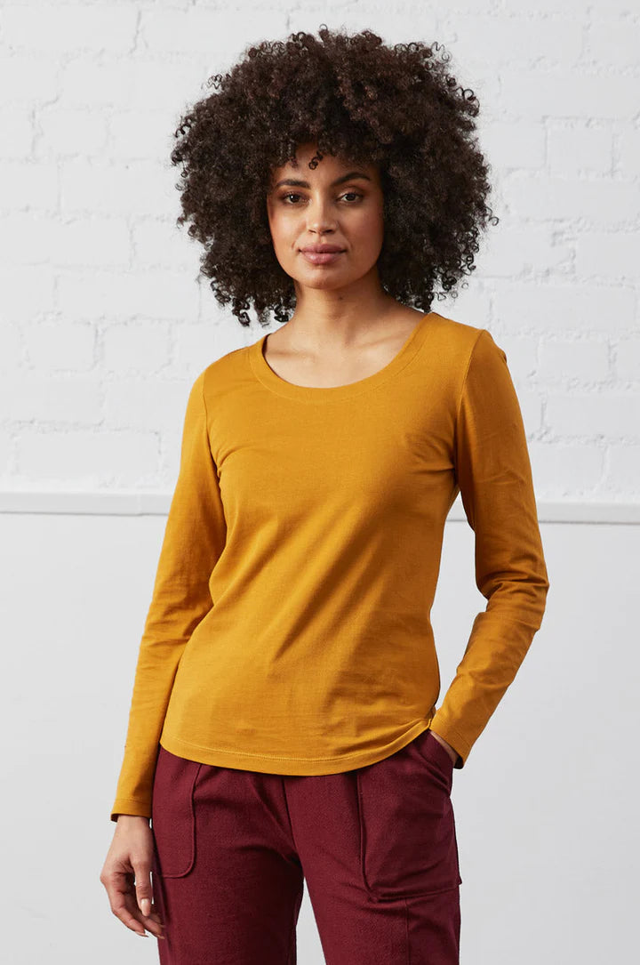 Nomads - Organic Cotton Long Sleeve Jersey Top