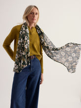 Load image into Gallery viewer, Sea Salt - Pentillie Scarf in Cosmos Stems Light Coppice
