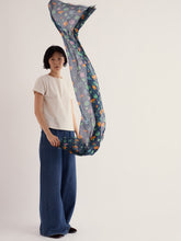 Load image into Gallery viewer, Sea Salt - Pentillie Scarf Nasturtium Press Maritime
