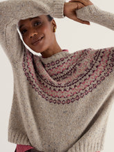 Load image into Gallery viewer, Sea Salt - Port Kinnis Jumper in Shingle Bay Dark Rose
