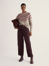 Load image into Gallery viewer, Sea Salt - Port Kinnis Jumper in Shingle Bay Dark Rose
