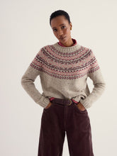 Load image into Gallery viewer, Sea Salt - Port Kinnis Jumper in Shingle Bay Dark Rose

