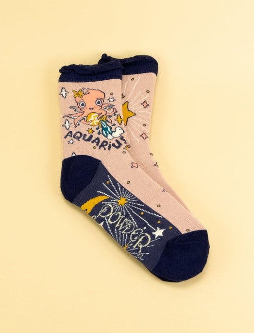 Powder - Zodiac Ankle Sock - Aquarius