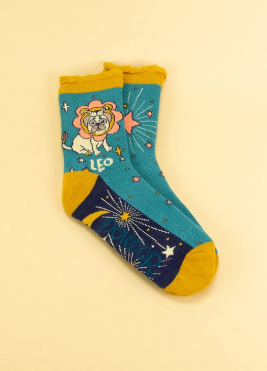 Powder - Zodiac Ankle Socks - Leo