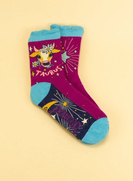 Powder - Zodiac Ankle Socks Taurus