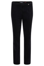 Load image into Gallery viewer, Robell - 51414 54362 Marie Velvet Trousers - Black 90
