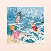 Load image into Gallery viewer, Lydia London - 'Tumble Tide' Swim Wild &amp; Free Card
