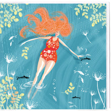 Load image into Gallery viewer, Lydia London - 'Autumn Ocean Flow' Swim Wild &amp; Free Card

