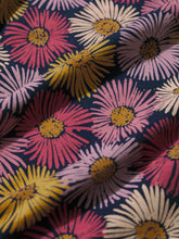 Load image into Gallery viewer, Sea Salt - April Short Sleeve Dress in Painted Asters Maritime
