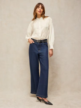 Load image into Gallery viewer, White Stuff - Lily Embroidered Top in Pale Ivory
