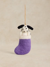 Load image into Gallery viewer, White Stuff - Dalmatian Stocking Hanging Dec

