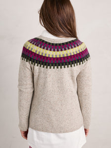 Sea Salt - Berlewen Jumper - Croquet Aran Multi