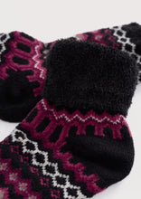 Load image into Gallery viewer, Sea Salt - Cabin Socks in Modernist Clove
