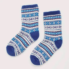 Load image into Gallery viewer, Sea Salt - Cabin Socks in Wheal Towan Marine
