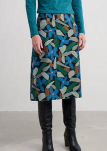 Sea Salt - Forest View Skirt in Zennor Flower Onyx