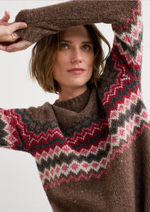 Sea Salt - Golden Light Jumper in Sonata Gully Red Sail Mix
