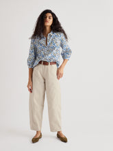 Load image into Gallery viewer, Sea Salt - Hope Cottage Blouse in Woodland Floral Chalk
