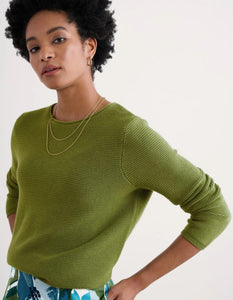 Sea Salt - Makers Jumper in Dark Citron