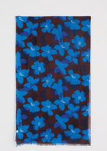 Load image into Gallery viewer, Sea Salt - May Garland Scarf in Macro Flower Cocoa
