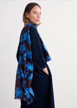 Load image into Gallery viewer, Sea Salt - May Garland Scarf in Macro Flower Cocoa
