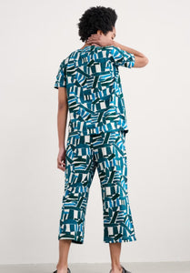 Sea Salt - Moonlight Pyjamas in Cornish Stones Chalk
