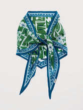 Load image into Gallery viewer, Sea Salt - Posy Scarf in Flora Collage Border Hedgerow
