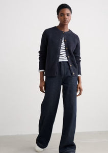 Sea Salt - Potters Meadow Cardigan in Maritime