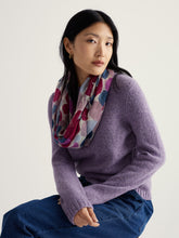 Load image into Gallery viewer, Sea Salt - Pretty Circle Scarf in Collage Spot Chalk
