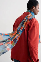 Load image into Gallery viewer, Sea Salt - Pretty Printed Scarf in Penwith Abstract Squall
