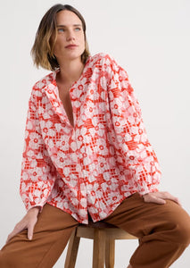 Sea Salt - Radiance Shirt in Patchwork Bloom Chalk