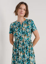 Load image into Gallery viewer, Seasalt - Rainette Dress Spring Geraniums in Pine Shoots
