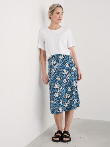 Sea Salt - Rose Skirt in Cut Out Seaweed Maritime