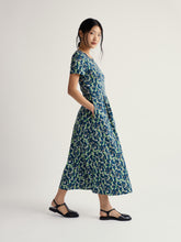 Load image into Gallery viewer, Sea Salt - Veronica Dress in Painty Bluebell Dark Voyage

