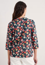 Load image into Gallery viewer, Sea Salt - Watercolour Sketch Top in Winding Petunias Grove
