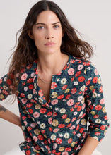 Load image into Gallery viewer, Sea Salt - Watercolour Sketch Top in Winding Petunias Grove
